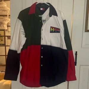 Vintage 90’s Tommy Hilfiger Multicolor Sailing Shirt